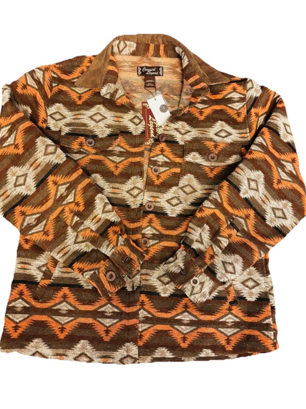 NWT Cowgirl Legend Aztec Jacket Size Large
